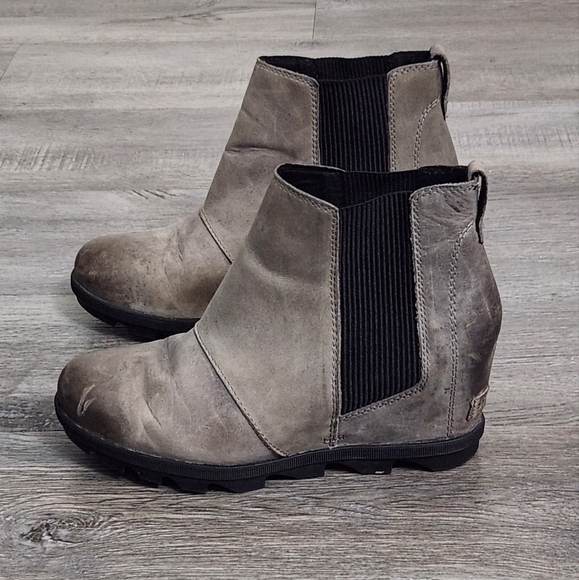 Sorel Joan of Arctic wedge II Chelsea  Boots - Picture 4 of 12
